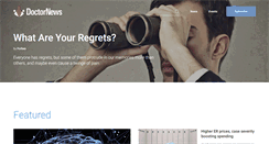 Desktop Screenshot of doctornews.com